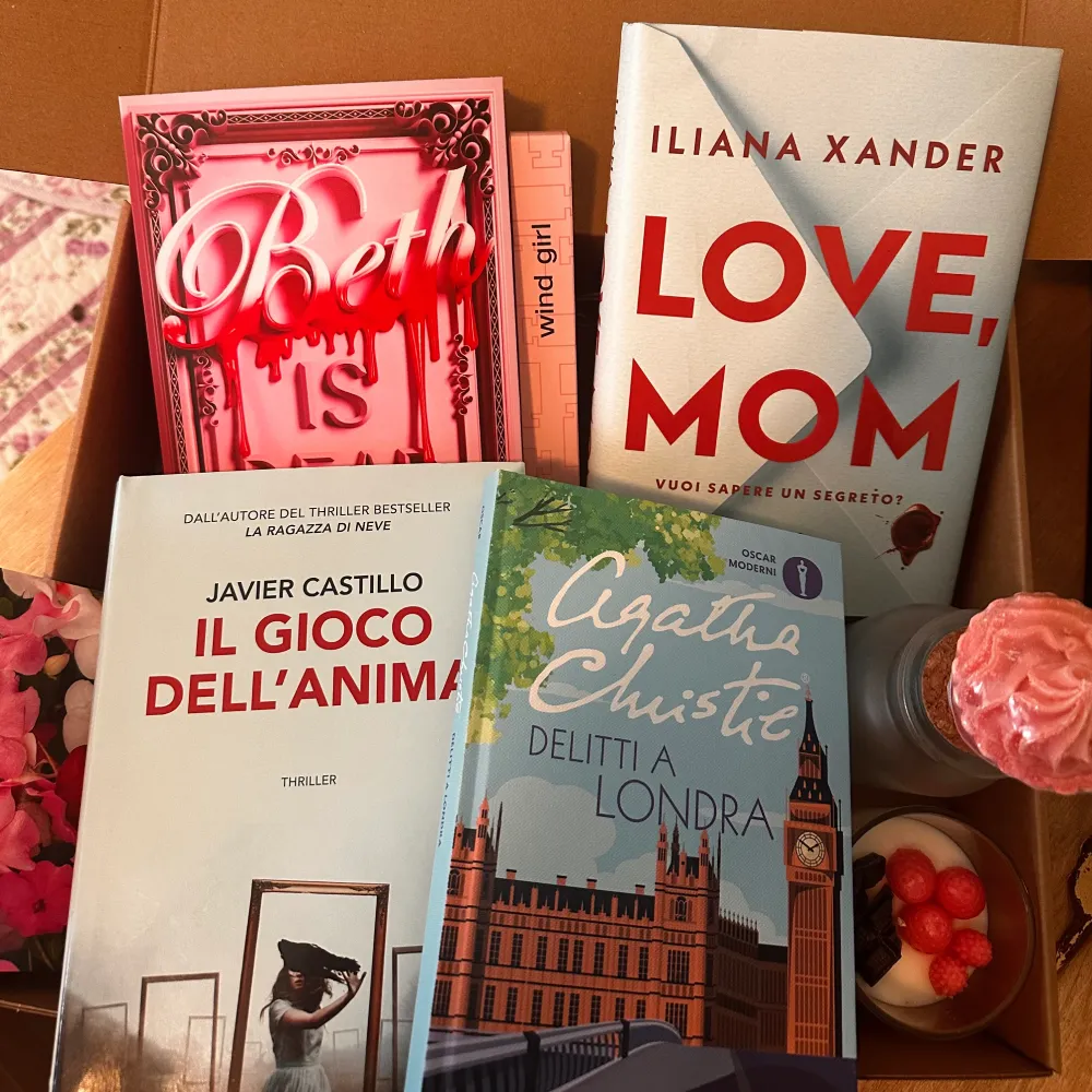 scatola con libri